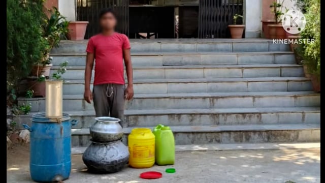 पुलिस ने जेंधौल गांव में शराब भट्टी ध्वस्त कर एक धंधेबाज को किया गिरफ्तार