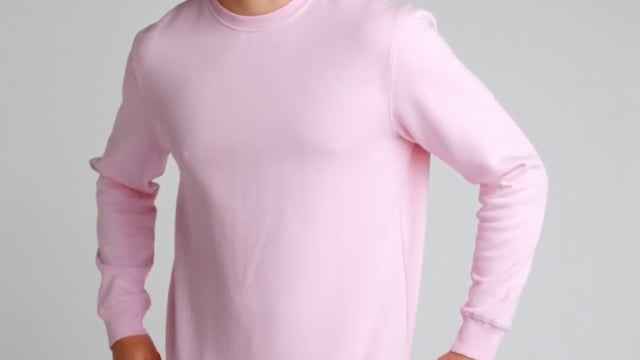 Video av Batian unisex tröja med rund hals ekologisk bomull