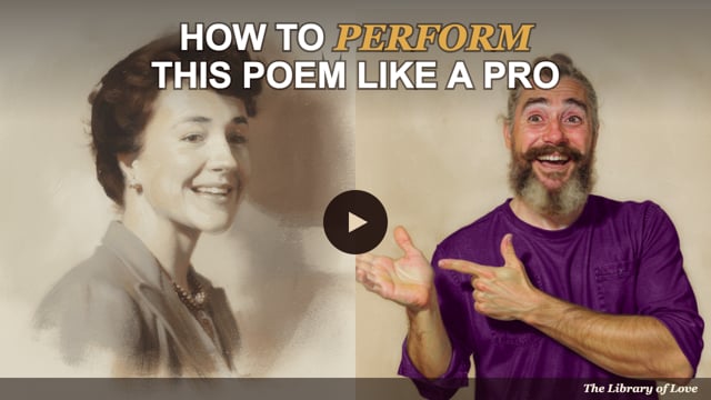 How to perform this poem like a pro