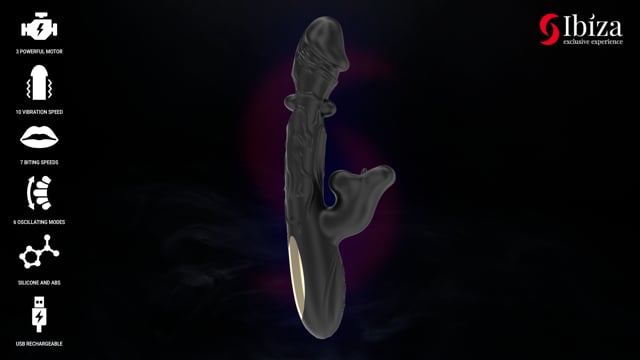 Ibiza – Rotating & Biting Clitoral Stimulator and Vibrator
