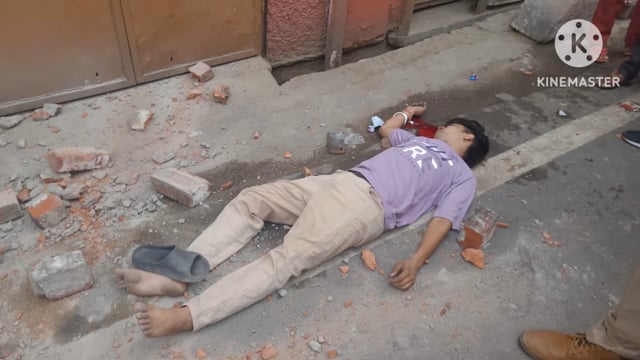 थाना चक्का में एसीपी कार्यालय के पास हुआ बड़ा हादसा बंदरों की उछाल कूद से गिरी छत