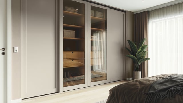 Garderobe & skydedøre