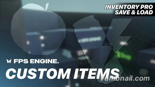 How to make Custom Items | Inventory Pro Add-On for FPS Engine