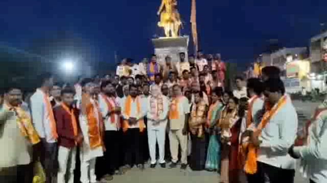 ब्रम्हाजी केंद्रे यांची शिवसेनेच्या जिल्हाप्रमुख पदी निवड,छत्रपती शिवाजी महाराज चौकात जल्लोष साजरा