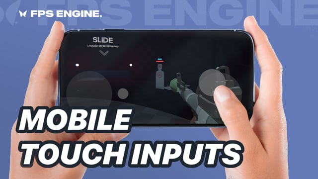 How to add Touch Input Controls in FPS Engine ( Make Mobile Phone Games with FPS Engine )