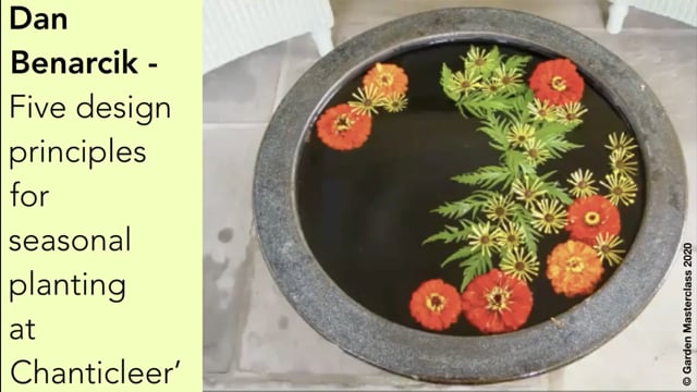 Dan Benarcik – Five design principles for seasonal planting at Chanticleer