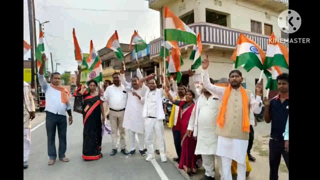 ऑपरेशन सिंदूर की सफलता के बाद सिरदला में तिरंगा यात्रा निकालकर, सेना के शौर्य का किया गया नमन