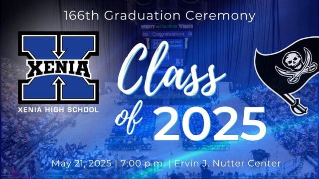 Video preview image of Xenia High School Class of 2025 Recap Video; click to visit the ParentSquare post with the video