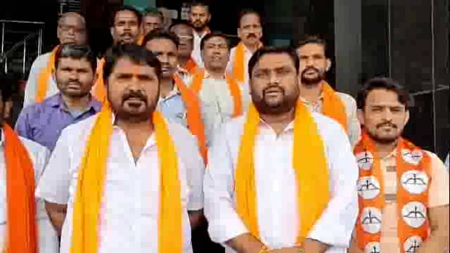 कोणाळी येथे छत्रपती शिवाजी महाराज यांच्या स्मारकांची विटंबना करणाऱ्याना कठोर शिक्षा करण्याची शिवसेनेची मागणी