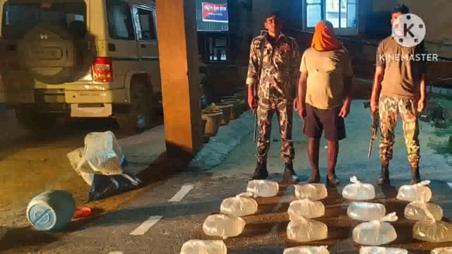 पुलिस ने ग्रहौणी गांव से 179 लीटर महुआ शराब के साथ एक व्यक्ति को किया गिरफ्तार