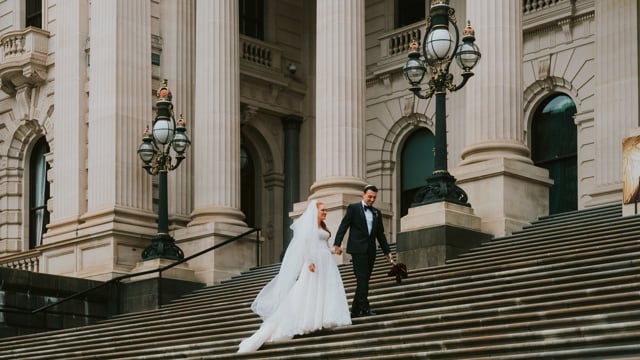 Tali & Jamie at Royal Botanic Gardens Melbourne