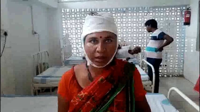 संपत्ति बंटवारे को लेकर हुए मारपीट में ससुर एवं पुत्रवधू जख्मी।