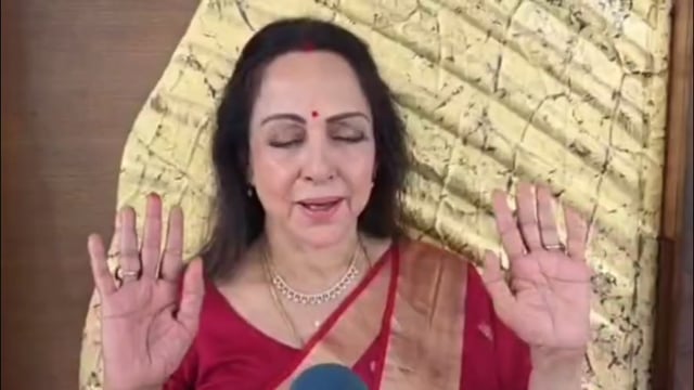 बांके बिहारी कोरिडोर निर्माण के फैसले पर सांसद हेमा मालिनी ने जताई खुशी, ब्रजवासियों को दी राय 