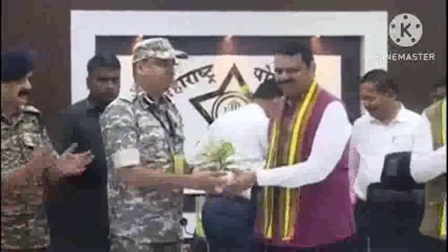 महाराष्ट्र छत्तीसगड राज्याला जोडणाऱ्या पुलाची मुख्यमंत्री देवेंद्र फडवणीस यांनी केली द्रोनद्वारे पाहणी,