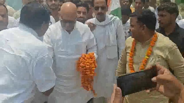 कस्बा नागल में कांग्रेस प्रदेश अध्यक्ष अजय राय जी का भव्य स्वागत