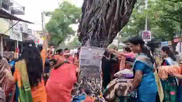 उदगीर शहरासह तालुक्यात ठीक ठिकाणी वट पौर्णिमा मोठ्या उत्साहात साजरी