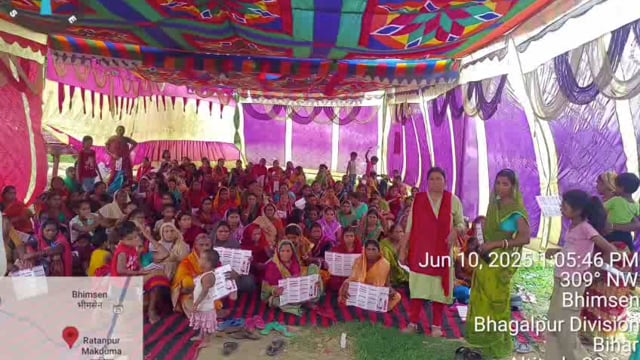 महिला संवाद कार्यक्रम में 59 वें दिन महिलाओं को किया जागरूक