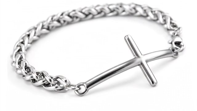 Men's Cross Bracelet