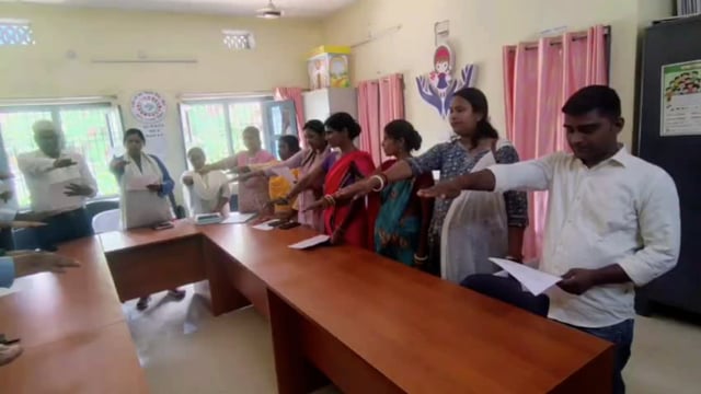 विश्व बाल श्रम निषेध दिवस पर शपथ ग्रहण समारोह आयोजित