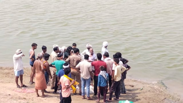 थाना खेरा राठोर  के गांव भगवान पुरा महिला को चम्बल नदी में खींच ले गया मगरमच्छ,3.घन्टे बाद मिला महिला का शव