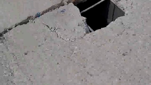 15 दिन में ही टूटी पालिका प्रशासन द्वारा बनवाई गयी पुलिया