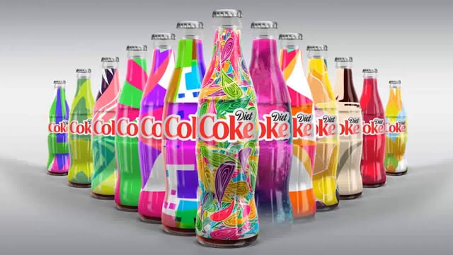 Diet Coke has 2 million different looks