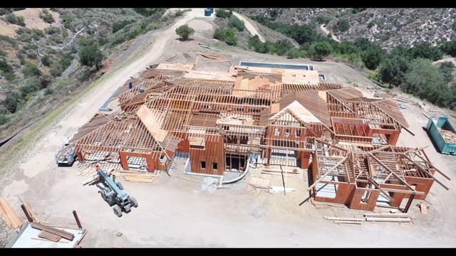House in Framing Stage