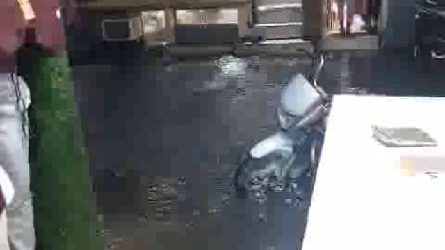 झांसी मानिक चौक में खुली नगर निगम की पोल नाली चौक दुकान में भर पानी जिससे रहकारियों को हो रही है परेशानी