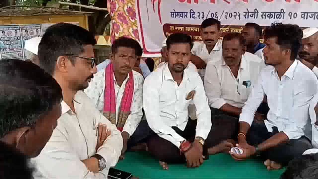 शेंडगेवाडी ग्रामस्थांचं तहसील कार्यालयासमोर उपोषण सुरू