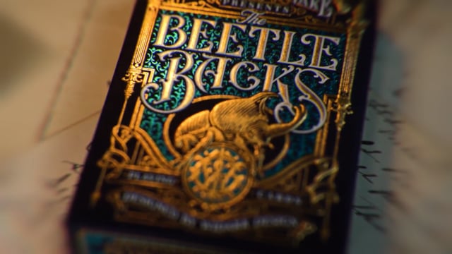 Video The Beetle Backs (Cobalt Edition) Playing Cards