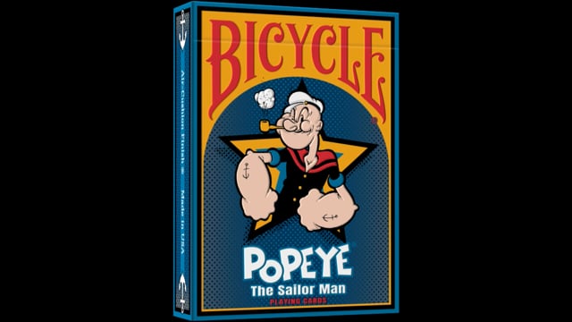 Video Bicycle Limited Edition Popeye The Sailor Man Playing Cards by Collectible Playing Cards