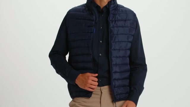 Doudoune personnalisée sans manches en polyester 300T 290 gr/m² - Fribourg