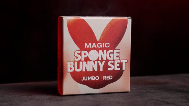 Video Magic Sponge Bunny Rabbit Set (Red) by Murphy\'s Magic