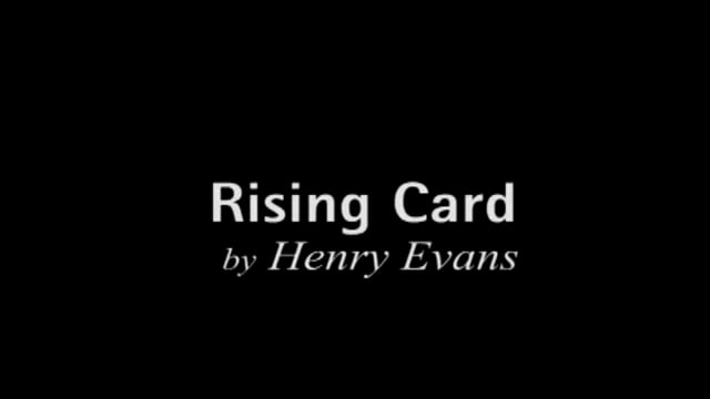 Video Rising Card (Red) by Henry Evans - Trick