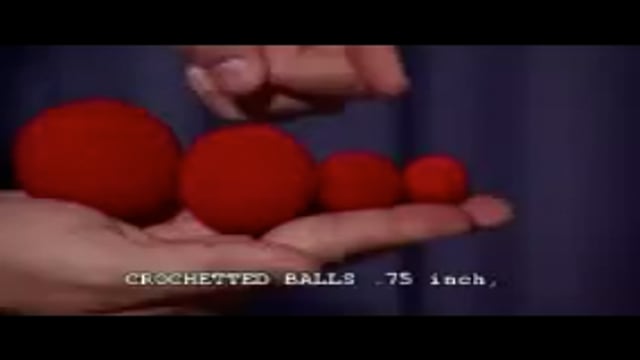 Video 1 inch Crochet Balls (Red) by Uday - Trick