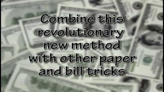 Video Bare Hands Bill Production and Other Bill Effects (incl. Gimmicks) by Juan Pablo - DVD (VT)