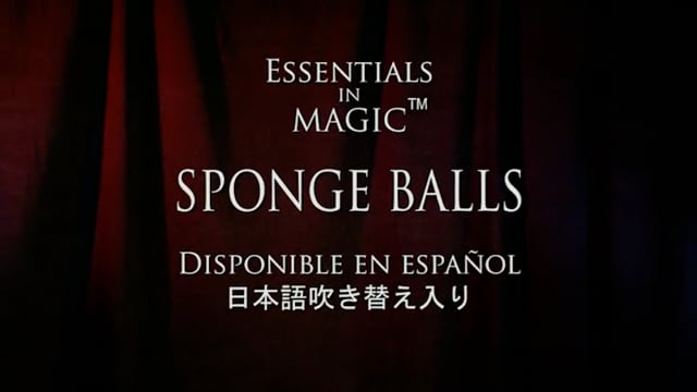 Video Essentials in Magic Sponge Balls - DVD