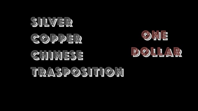 Video Dollar Size Silver Copper Chinese Transposition (CH023) by Tango Magic