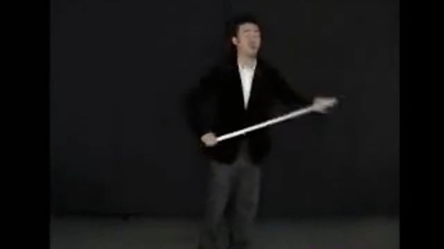 Video Vanishing Cane (Plastic, BLACK) by JL Magic (VT)