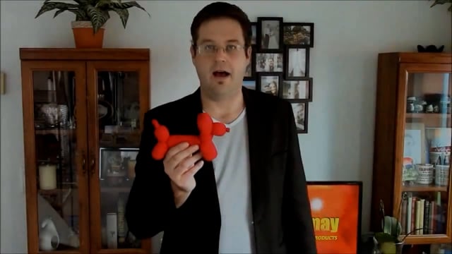 Video Sponge Balloon Dog by Alexander May - Trick (VT)