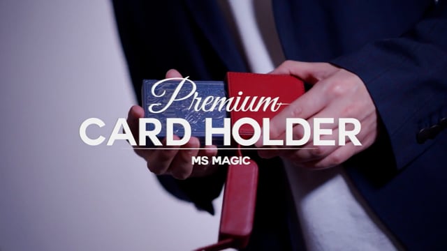 Video MAZE Leather Card Case (Black) by Bond Lee - Trick