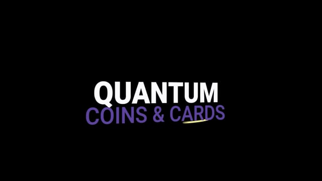 Video Quantum Coins (US Quarter Blue Card) Gimmicks and Online Instructions by Greg Gleason and RPR Magic Innovations (VT)