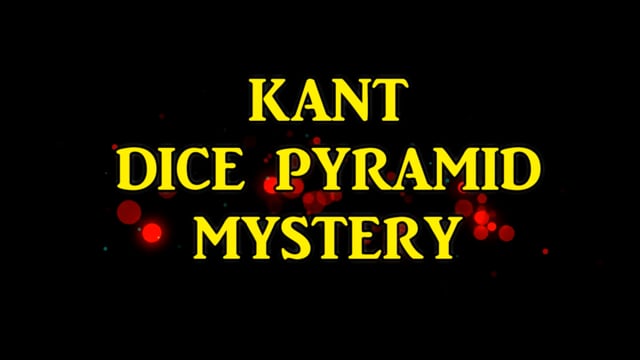 Video Mystery of Dice Pyramid by Kant Magic - Trick (VT)