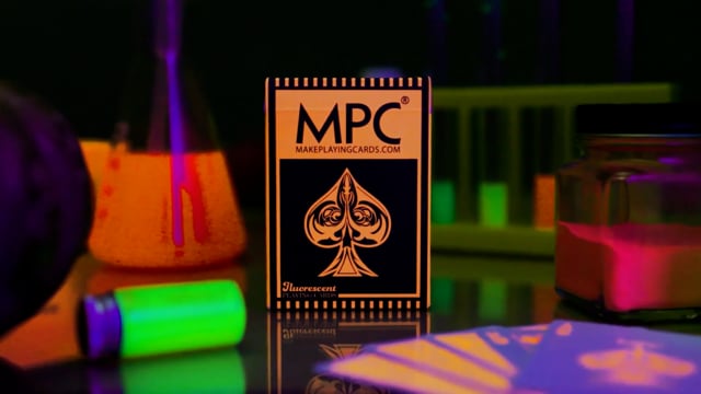 Video Fluorescent (Pumpkin Edition) Playing Cards