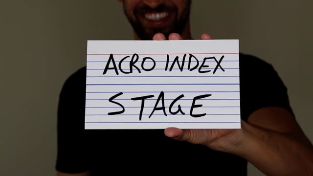 Video Acro Index Dry Erase Large 5 x8 (Gimmicks and Online Instructions) by Blake Vogt - Trick