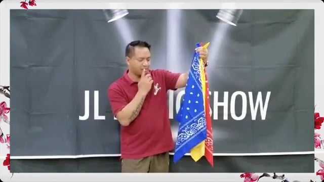 Video Umbrella From Bandana Set (random color for umbrella) by JL Magic - Trick