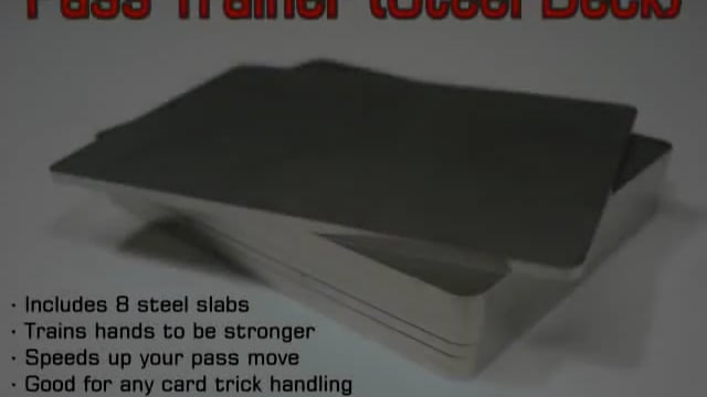 Video Sleight Trainer (Steel Deck) by Hondo - Trick