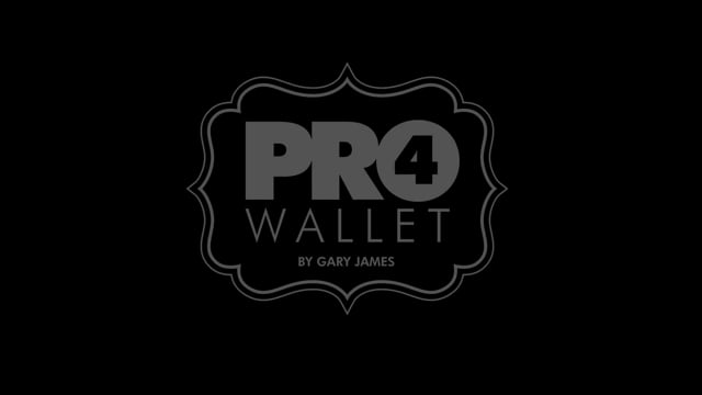 Video Pro 4 Wallet (Gimmicks and Online Instructions) by Gary James - Trick
