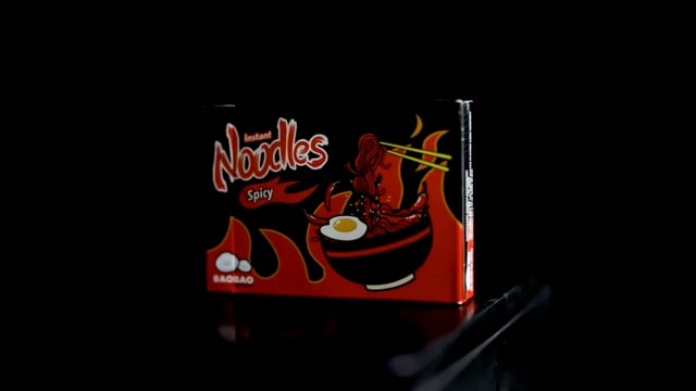 Video Instant Noodles (Spicy Edition) Playing Cards by BaoBao Restaurant (VT)