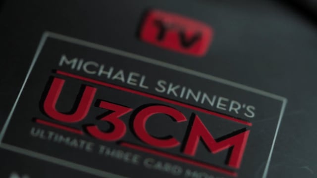 Video Michael Skinner s Ultimate 3 Card Monte (Blue) by Murphy s Magic Supplies Inc.  - Trick
